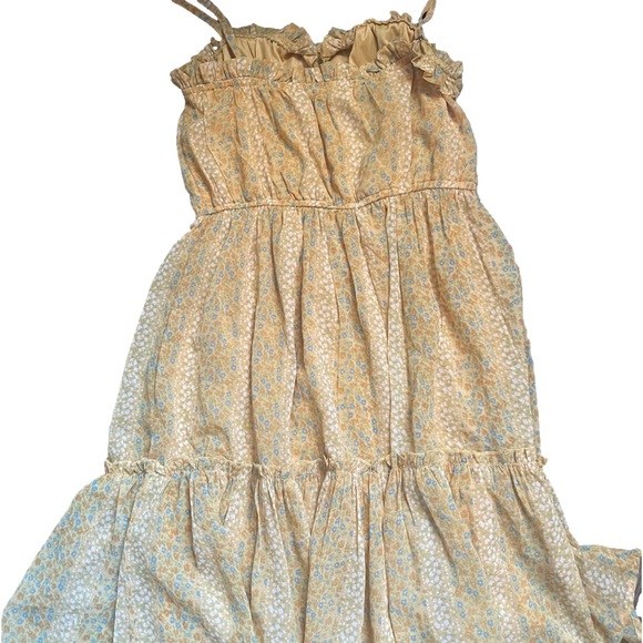 Japna yellow floral dress, size s - Picture 3 of 3